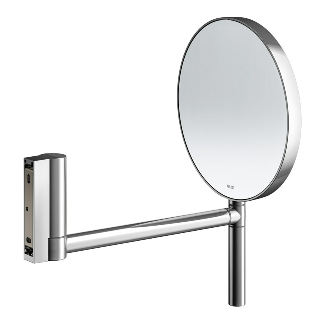 Keuco Miroir de maquillage Plan Ø 193 mm, non éclairé, chromé