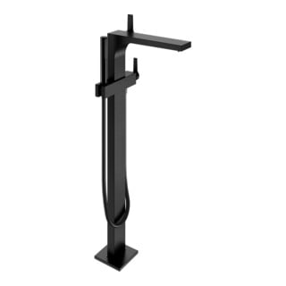 Keuco Mitigeur baignoire monocommande Edition 11 sur pied, bec 291 mm, noir mat
