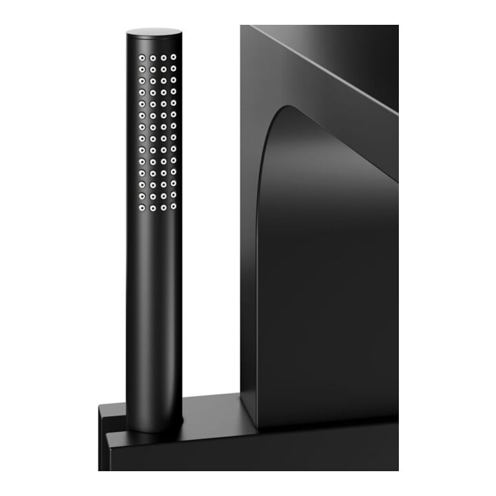 Keuco Mitigeur baignoire monocommande Edition 11 sur pied, bec 291 mm, noir mat