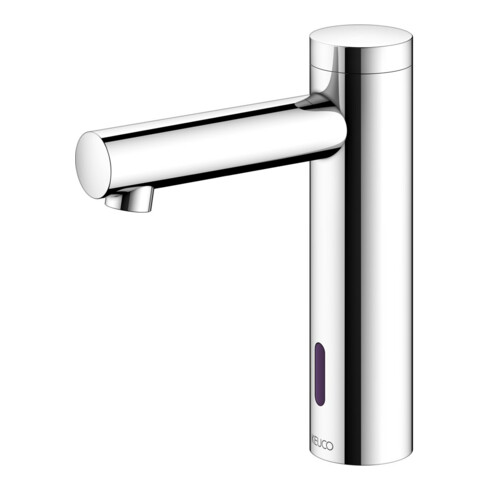 Keuco Mitigeur électronique de lavabo IXMO 130 chromé, alimentation secteur, portée 124 mm