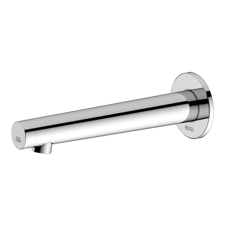 Keuco Mitigeur électronique de lavabo IXMO vc, encastré, alimentation secteur, bec 225 mm, rosé