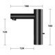 Keuco Mitigeur électronique IXMO 130 noir mat, à piles, saillie 124 mm-2