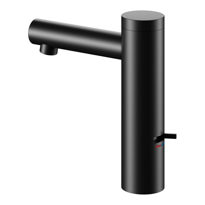 Keuco Mitigeur électronique IXMO 130 noir mat, à piles, saillie 124 mm