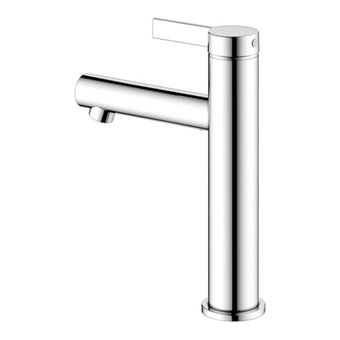 Keuco Mitigeur lavabo 1 levier 130 IXMO Pure A 125mm, sans vidage, rosace ronde, chromé