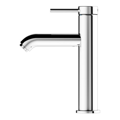 Keuco Mitigeur lavabo 1 levier 130 IXMO Soft A 129 mm, o ALG, rosé rond, chromé