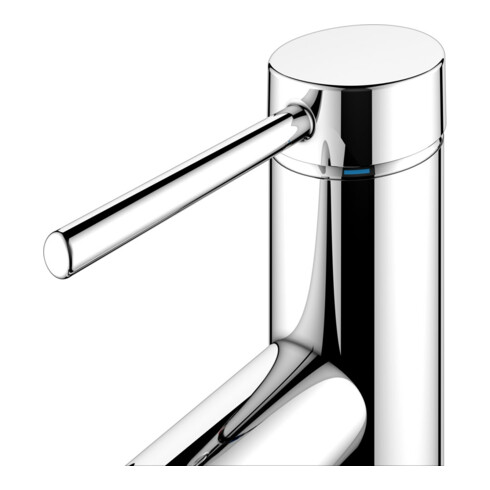 Keuco Mitigeur lavabo 1 levier 130 IXMO Soft A 129 mm, o ALG, rosé rond, chromé