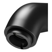 Keuco Mitigeur lavabo 100 IXMO Soft bec 114 mm, avec garniture vidage, noir mat-2