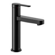 Keuco Mitigeur lavabo 130 IXMO Flat bec 124mm, sans garniture, rosace ronde, noir mat-4