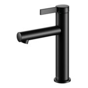 Keuco Mitigeur lavabo 130 IXMO Pure A 125mm, sans garniture vidage, rosace ronde, noir mat-4