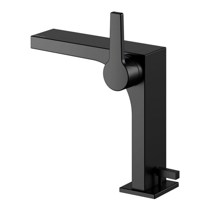 Keuco Mitigeur lavabo 150 Edition 11, bec 136 mm, avec garniture, noir mat