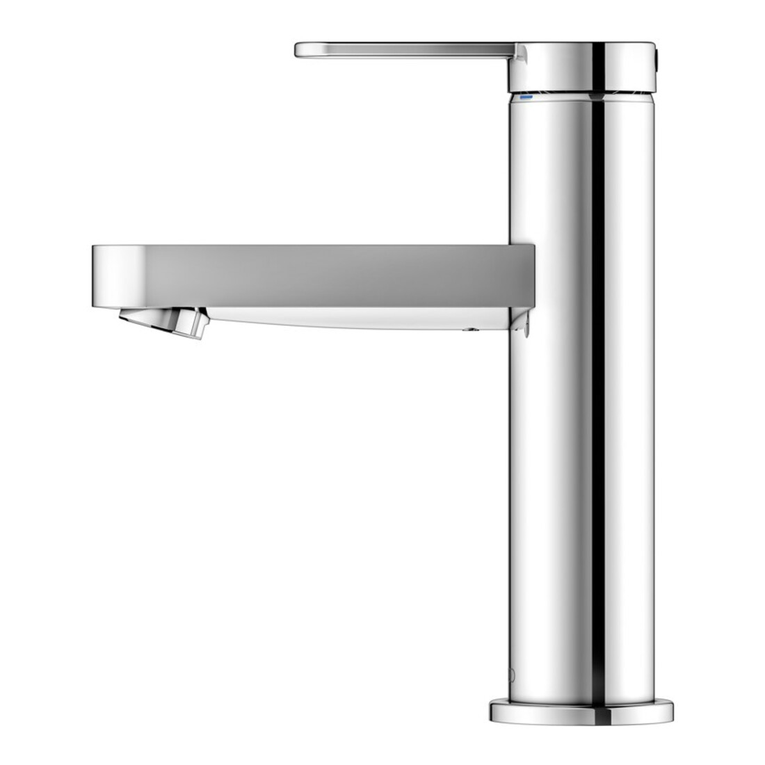 Keuco Mitigeur lavabo monocommande 100 IXMO Flat, bec 109 mm, sans garniture, chromé