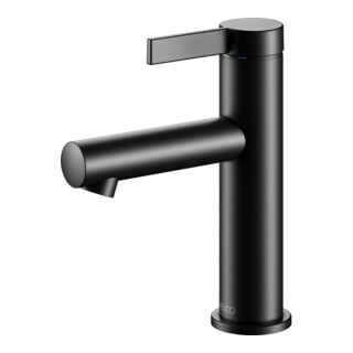 Keuco Mitigeur lavabo monocommande 100 IXMO Pure Sortie 110 mm, sans garniture, noir mat