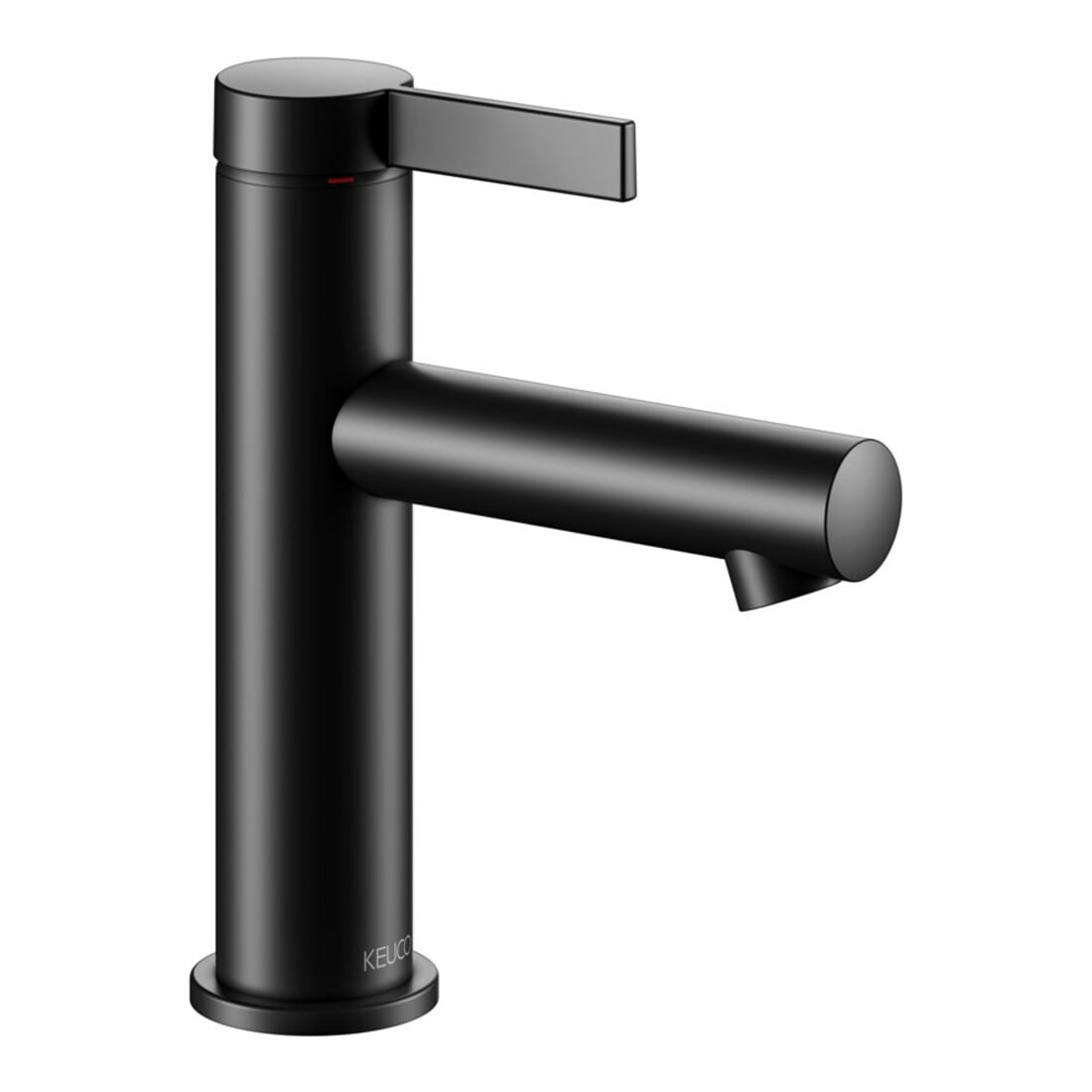 Keuco Mitigeur lavabo monocommande 100 IXMO Pure Sortie 110 mm, sans garniture, noir mat