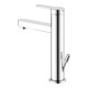Keuco Mitigeur lavabo monocommande 130 IXMO Flat A 124mm, avec garniture vidage, rosace ronde, chromé-4