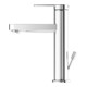 Keuco Mitigeur lavabo monocommande 130 IXMO Flat A 124mm, avec garniture vidage, rosace ronde, chromé-4
