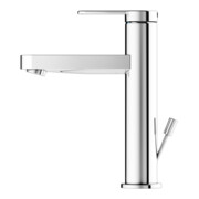 Keuco Mitigeur lavabo monocommande 130 IXMO Flat A 124mm, avec garniture vidage, rosace ronde, chromé-4