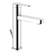 Keuco Mitigeur lavabo monocommande 130 IXMO Flat A 124mm, avec garniture vidage, rosace ronde, chromé-5
