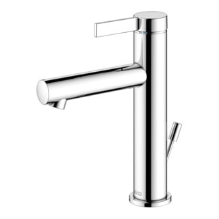 Keuco Mitigeur lavabo monocommande 130 IXMO Pure A 125mm, avec aérateur, rosace ronde, chromé