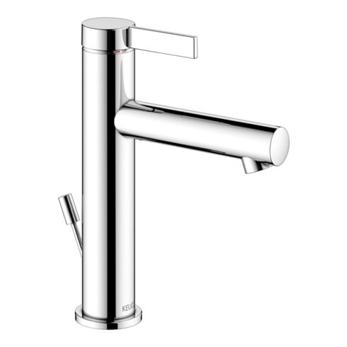 Keuco Mitigeur lavabo monocommande 130 IXMO Pure A 125mm, avec aérateur, rosace ronde, chromé