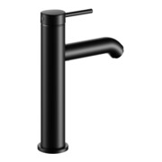Keuco Mitigeur lavabo monocommande 130 IXMO Soft A 129mm, sans garniture, rosace ronde, noir mat