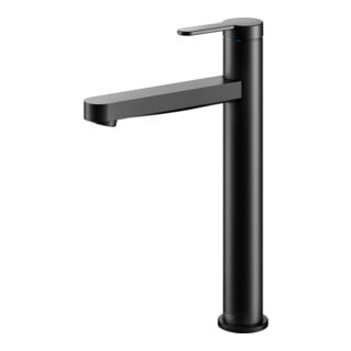 Keuco Mitigeur lavabo monocommande 210 IXMO Flat, bec 159 mm, sans garniture, noir mat