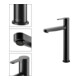 Keuco Mitigeur lavabo monocommande 210 IXMO Flat, bec 159 mm, sans garniture, noir mat-4