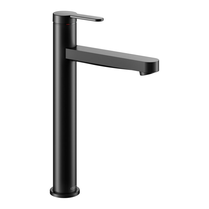 Keuco Mitigeur lavabo monocommande 210 IXMO Flat, bec 159 mm, sans garniture, noir mat