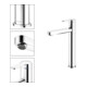 Keuco Mitigeur lavabo monocommande 210 IXMO Flat sortie 159 mm, sans garniture, chromé