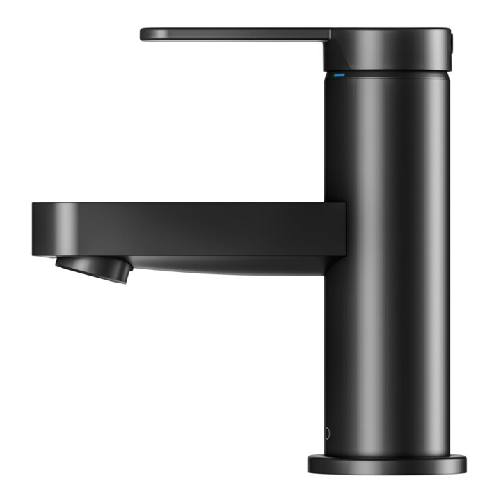 Keuco Mitigeur lavabo monocommande 60 IXMO Flat, bec 89 mm, sans garniture, noir mat