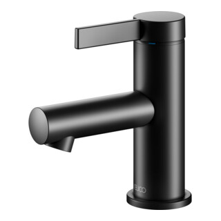 Keuco Mitigeur lavabo monocommande 60 IXMO Pure sortie 90 mm, sans garniture, noir mat