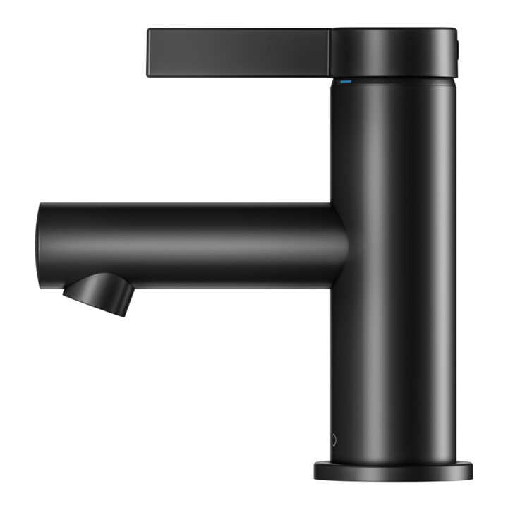 Keuco Mitigeur lavabo monocommande 60 IXMO Pure sortie 90 mm, sans garniture, noir mat