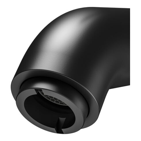 Keuco Mitigeur lavabo monocommande 60 IXMO Soft, bec 94 mm, avec garniture, noir mat
