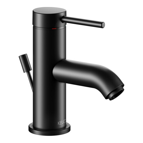 Keuco Mitigeur lavabo monocommande 60 IXMO Soft, bec 94 mm, avec garniture, noir mat