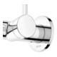 Keuco Mitigeur lavabo monocommande IXMO Pure, bec 243 mm, chrome, mural, ros. rond-4