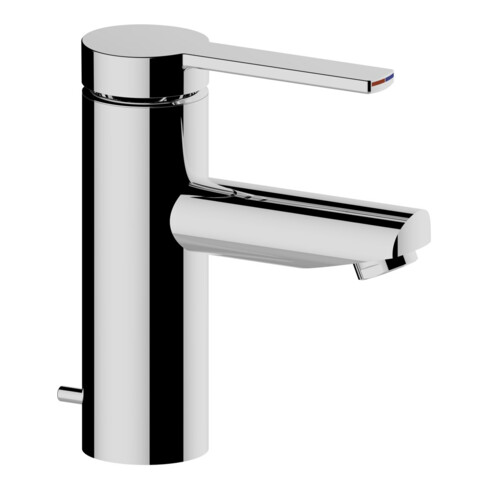 Keuco Mitigeur lavabo monocommande Plan blue vc, avec garniture vidage, levier allongé
