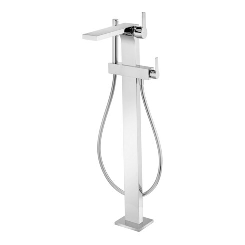 Keuco Mitigeur monocommande baignoire Edition 11 sur pied, bec 291 mm, chrome SW mat
