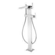 Keuco Mitigeur monocommande baignoire Edition 11 sur pied, bec 291 mm, chrome SW mat