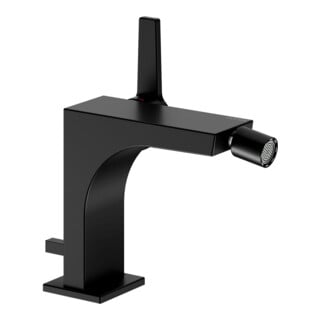 Keuco Mitigeur monocommande bidet Edition 11, bec 139 mm, avec garniture, noir mat