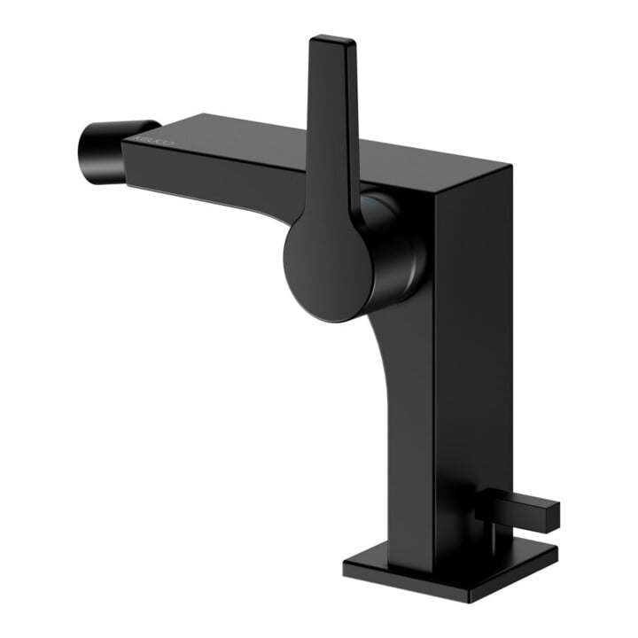 Keuco Mitigeur monocommande bidet Edition 11, bec 139 mm, avec garniture, noir mat