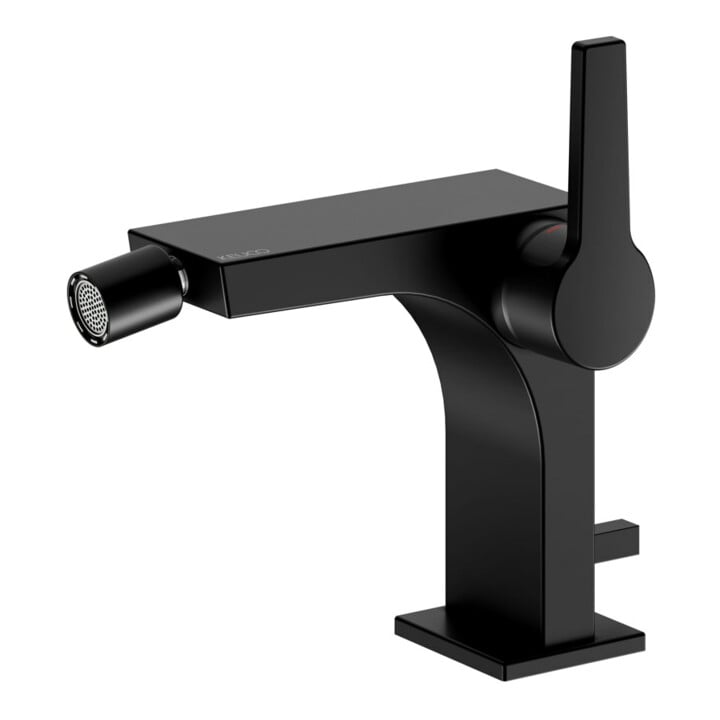 Keuco Mitigeur monocommande bidet Edition 11, bec 139 mm, avec garniture, noir mat