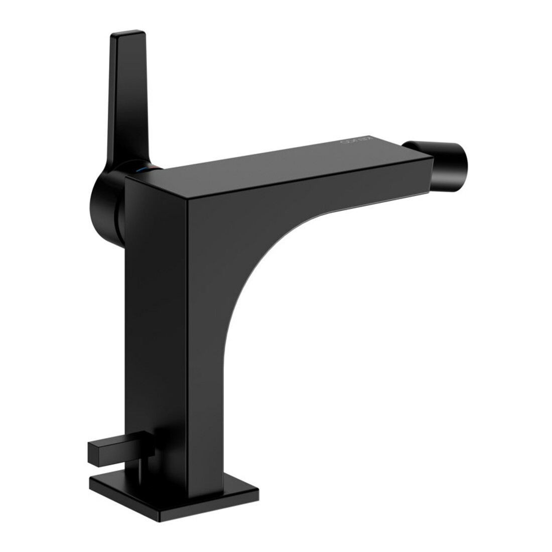 Keuco Mitigeur monocommande bidet Edition 11, bec 139 mm, avec garniture, noir mat