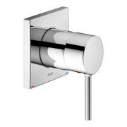 Keuco Mitigeur monocommande encastré DN15 IXMO 59551 avec rosace d'angle / chrome doux