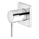 Keuco Mitigeur monocommande encastré DN15 IXMO 59551 avec rosace d'angle / chrome doux-5
