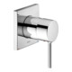 Keuco Mitigeur monocommande encastré DN15 IXMO 59551 avec rosace d'angle / chrome doux