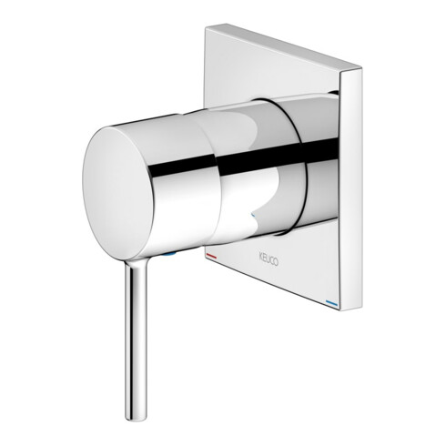Keuco Mitigeur monocommande encastré DN15 IXMO 59551 avec rosace d'angle / chrome doux