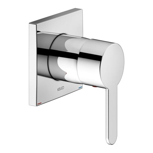 Keuco Mitigeur monocommande encastré DN15 IXMO 59551 avec rosace d'angle/plate chromée