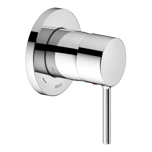 Keuco Mitigeur monocommande encastré DN15 IXMO 59551 avec rosace ronde chromée satinée
