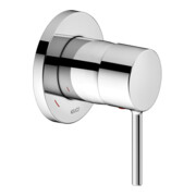 Keuco Mitigeur monocommande encastré DN15 IXMO 59551 avec rosace ronde chromée satinée