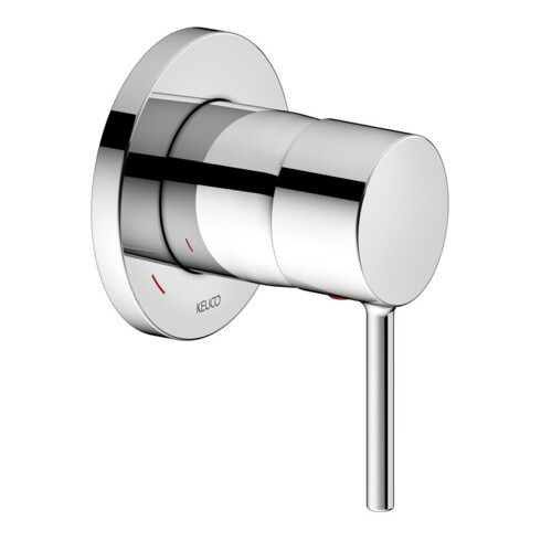 Keuco Mitigeur monocommande encastré DN15 IXMO 59551 avec rosace ronde chromée satinée