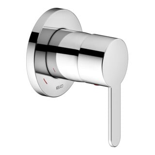 Keuco Mitigeur monocommande encastré DN15 IXMO 59551 avec rosace ronde/plate chromée